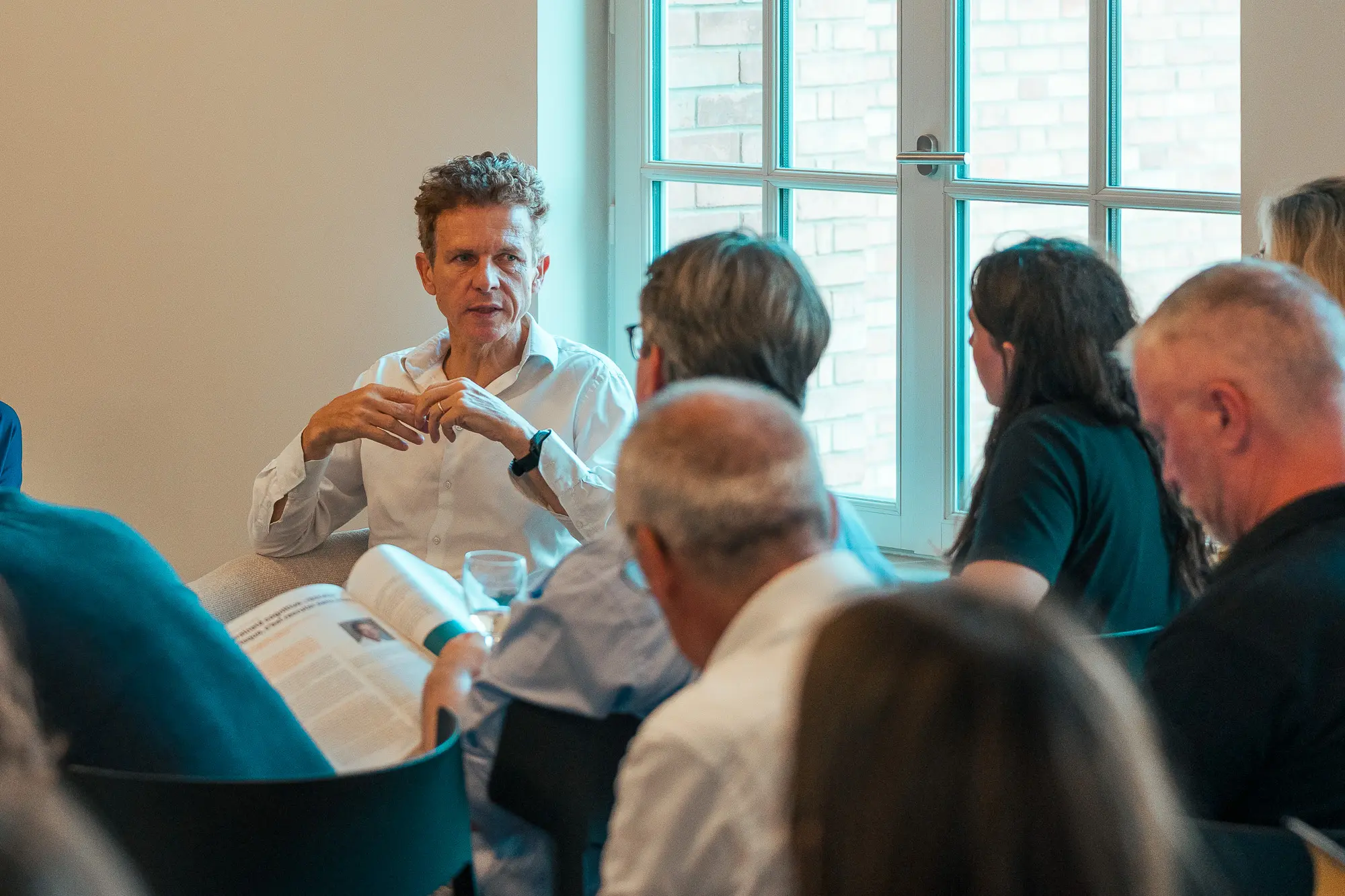 Gilles Babinet lors du lancement du premier numéro de la revue, le 16 juillet 2026.
